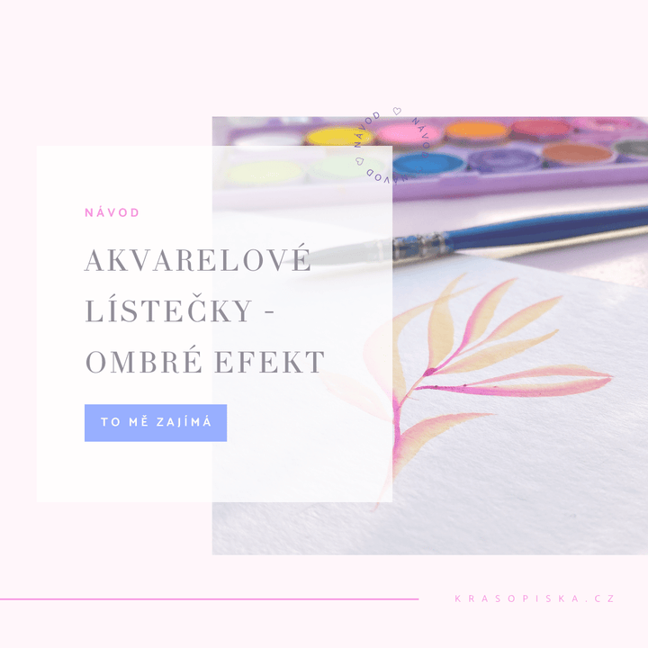 Jak malovat lístečky s ombré efektem krok za krokem:
