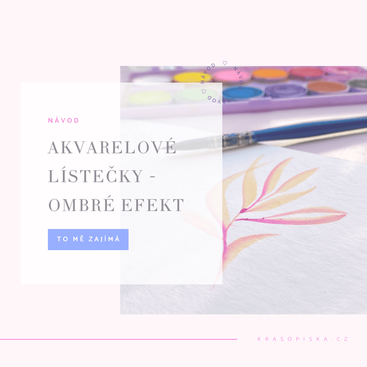 Jak malovat lístečky s ombré efektem krok za krokem: