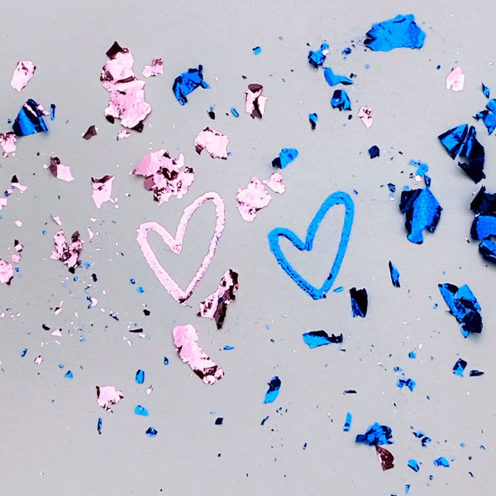 Metalické plátky na zlacení | 8,5 x 8,5 cm Ely