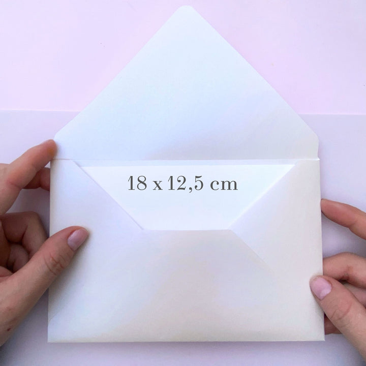 Obálky B6 perleťové | sada 6 ks Ely