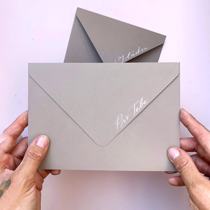 Obálka A6/B6 – Kašmírová | Ručně vyráběná, s možností nadepsání Ely