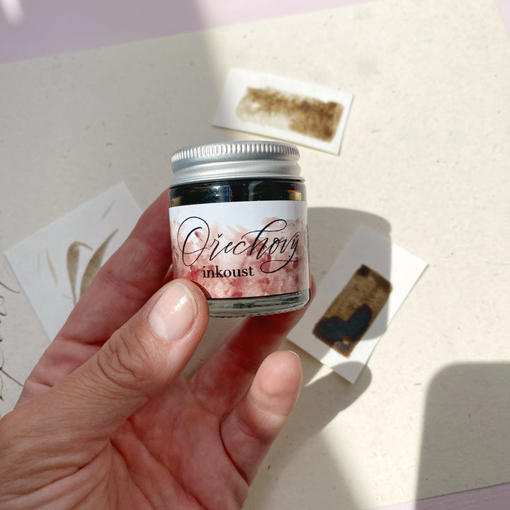 Ořechový inkoust - ručně vyráběný, 30 ml Ely
