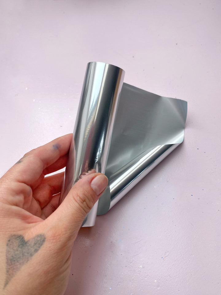 Termoreaktivní folie, stříbrná Ely