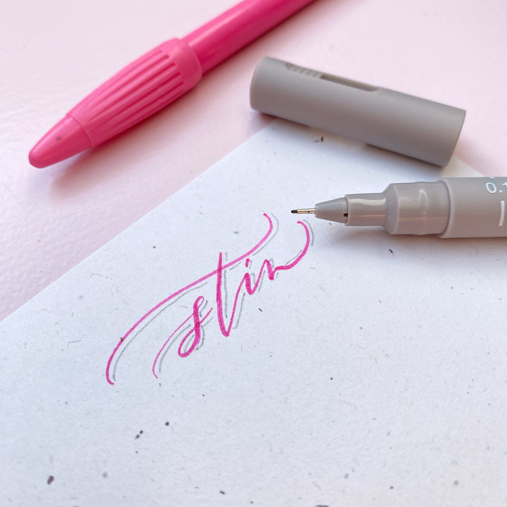 Liner UNI PIN - 0,1 mm, světle šedá Uni-pin