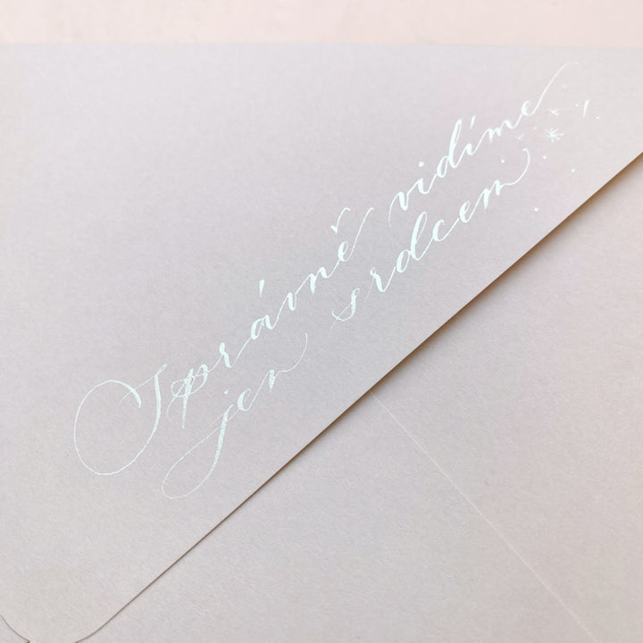 Obálka A6/B6 – Obláček | Ručně vyráběná s možností nadepsání Ely
