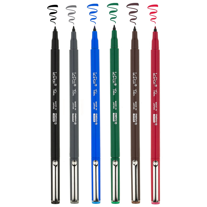 Marvy Uchida – Le Pen Flex brush pen, sada 6 barev, Primary Marvy