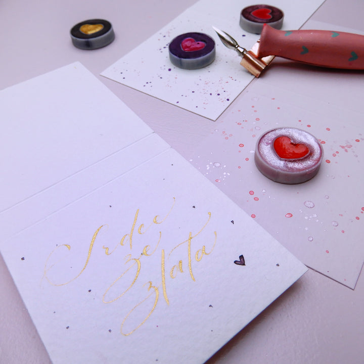 Akvarelové sety Aurora – Valentýnské | limitovaná edice, DOPRODEJ Ely