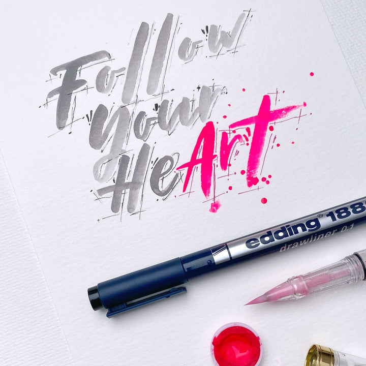 Štětcové pero | pro brush lettering a akvarel Ely