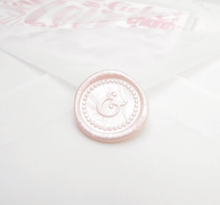 Mosazné pečetidlo – Ampersand | průměr 25 mm Krasopiska