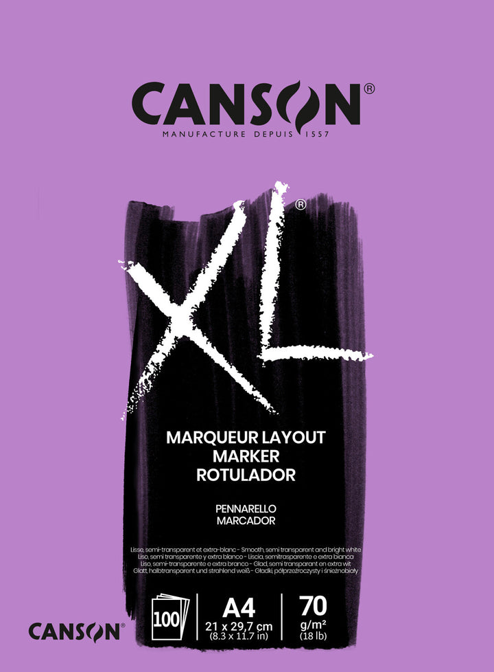 Canson XL Marker – A4 | 70 g/m2, 100 archů Canson