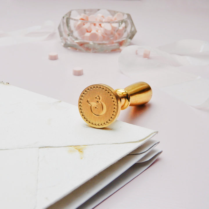 Mosazné pečetidlo – Ampersand | průměr 25 mm Krasopiska