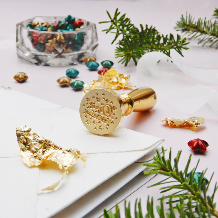 Mosazné pečetidlo – Dopis Ježíškovi | průměr 25 mm Krasopiska