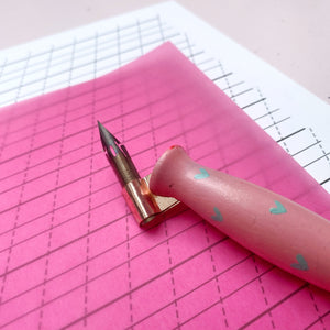 Lenoch na trénink kaligrafie | A4, oboustranný Krasopiska