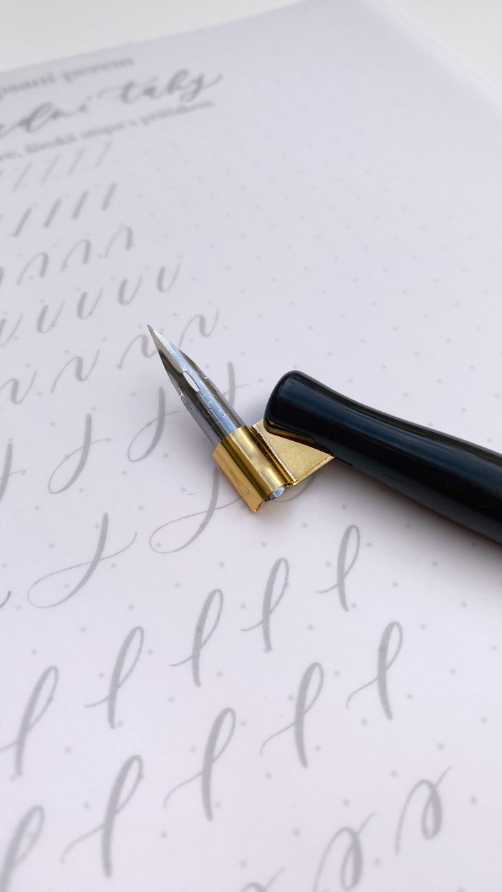 Kaligrafie perem – Skripta 2 | pro začátečníky Krasopiska