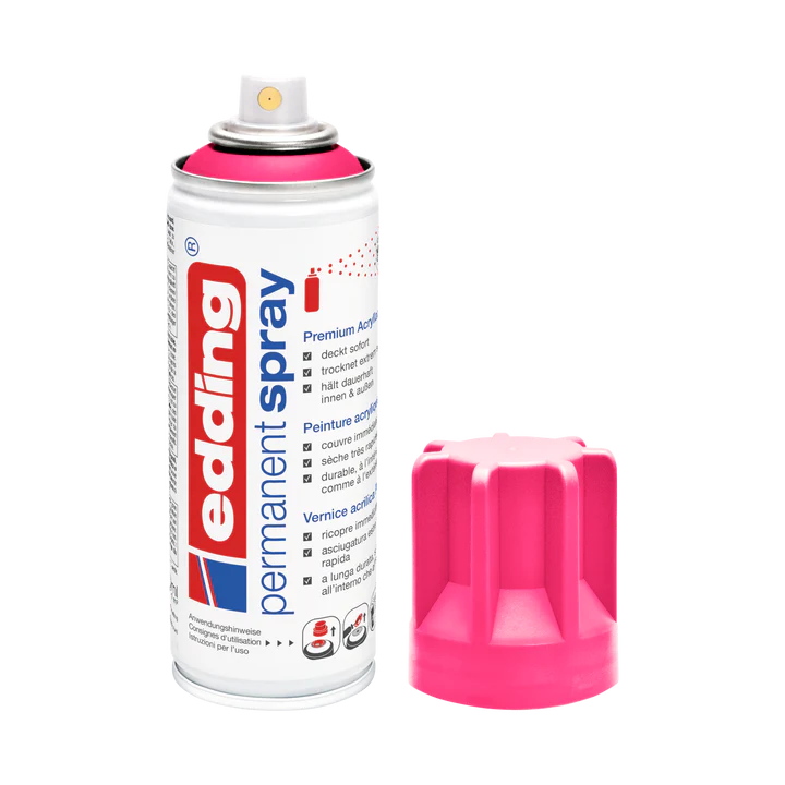 Edding 5200 - NEONOVÉ akrylové barvy ve spreji Edding