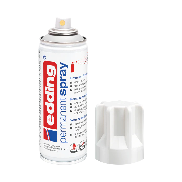 Edding 5200 - Lesklé akrylové barvy ve spreji Edding