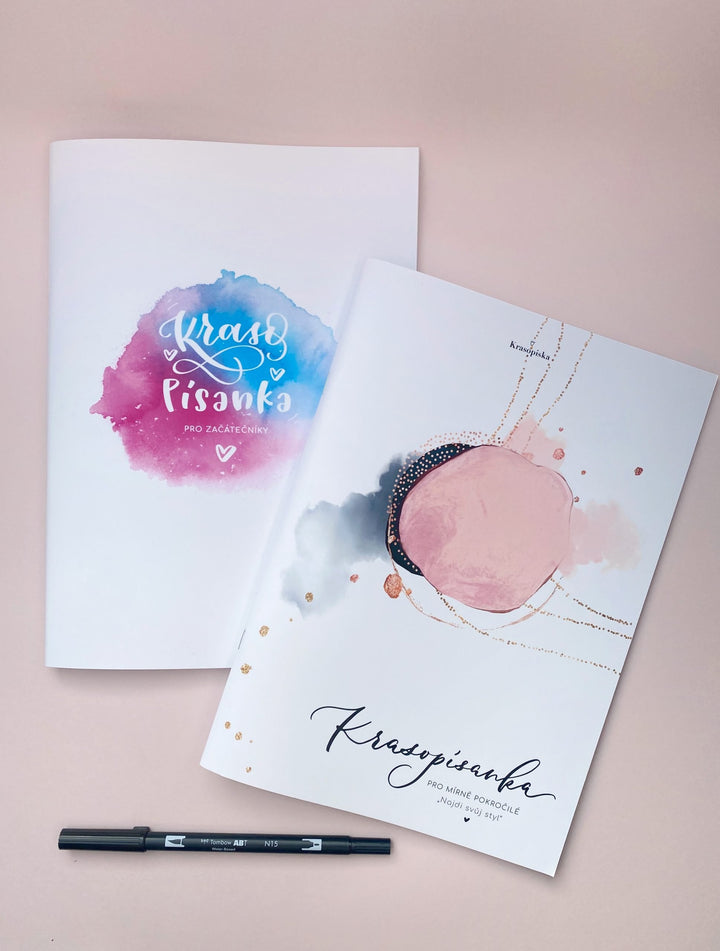 Krasopísanka pro začátečníky a mírně pokročilé | Sada s brush penem Tombow Krasopiska