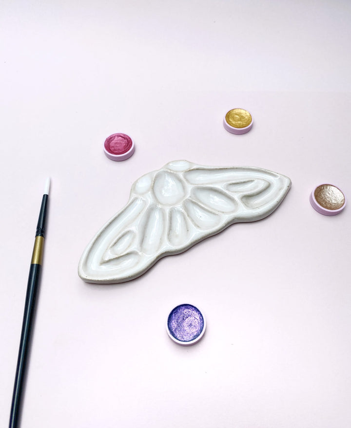 Keramická paletka – Hedvábník Krasopiska