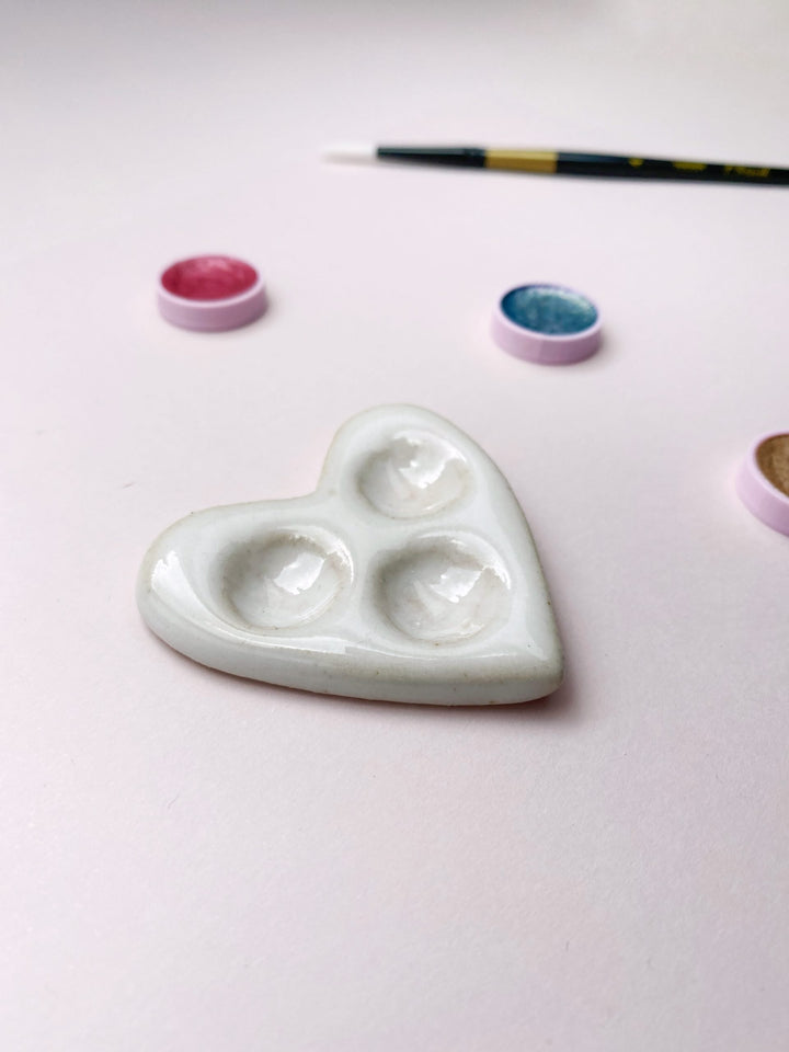 Keramická paletka – Srdíčko Krasopiska