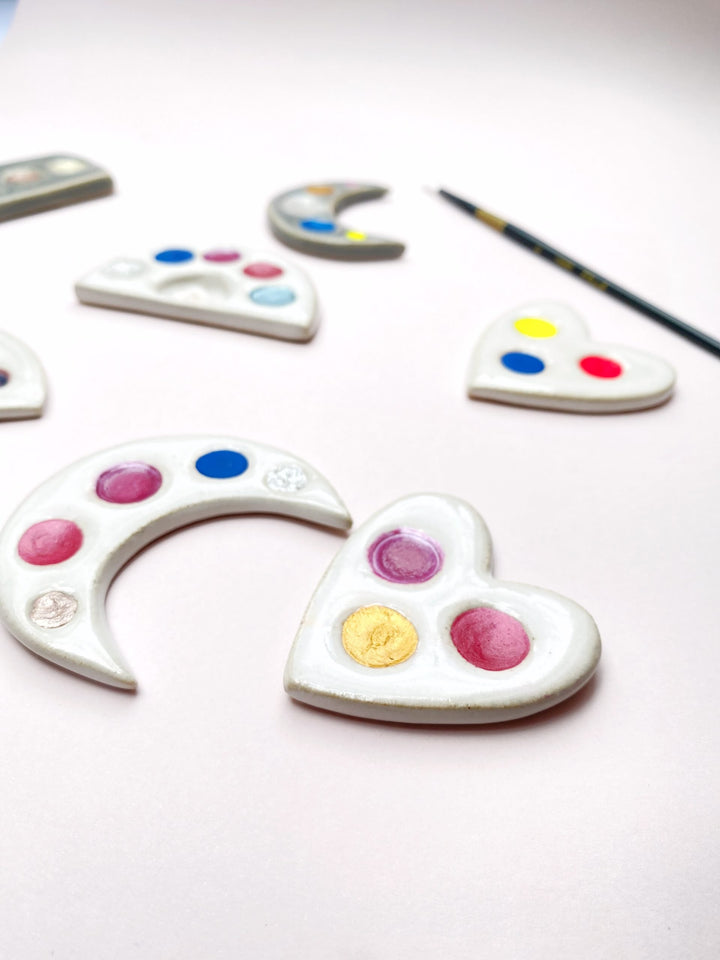 Keramická paletka – Malá Duha | naplněná barvami Aurora Krasopiska