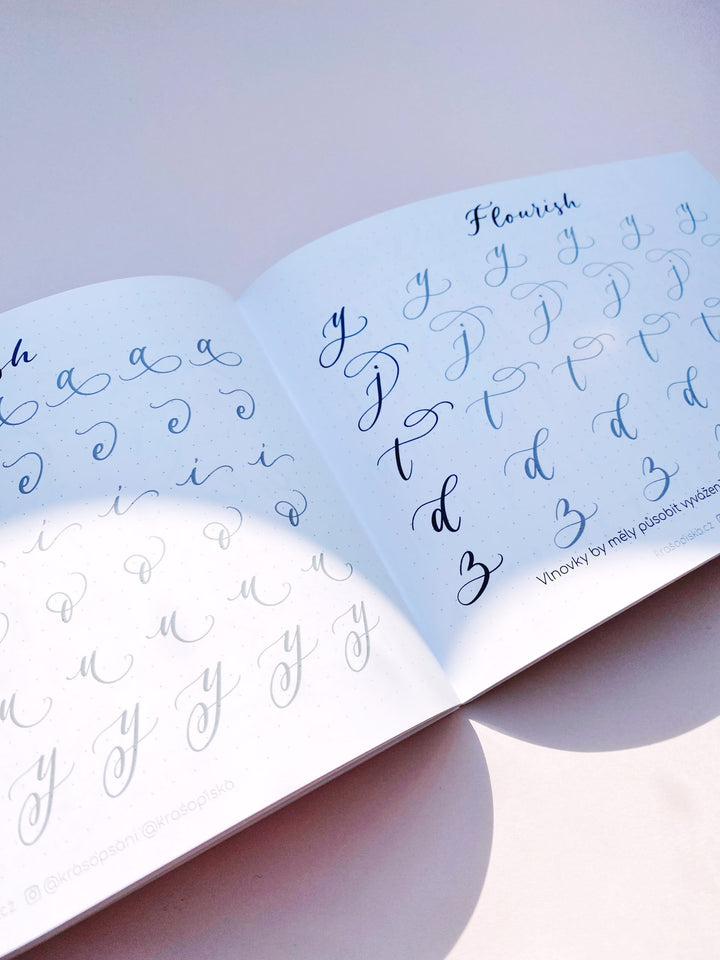 Krasopísanka Maličká pro začátečníky a mírně pokročilé | s brushpenem Fudenosuke Krasopiska