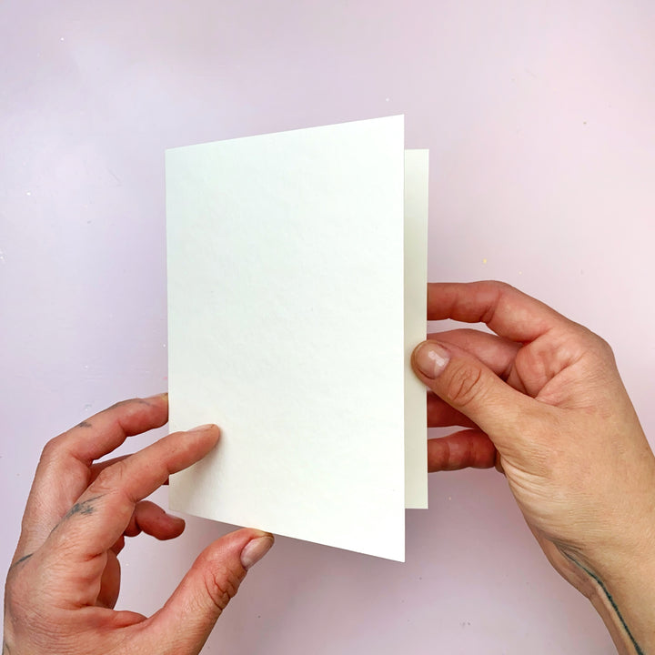 Prázdné přáníčko A6 – Akvarelový papír II., 300 g/m² Ely