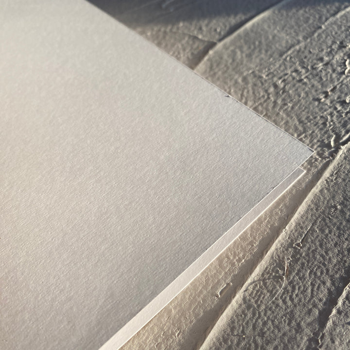 Prázdné přáníčko B6 – Bílý, hlazený papír Ely