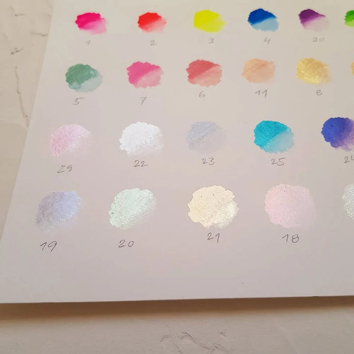 Akvarelová barva Aurora č. 21 - Zlatá záře (Jednorožci) Ely