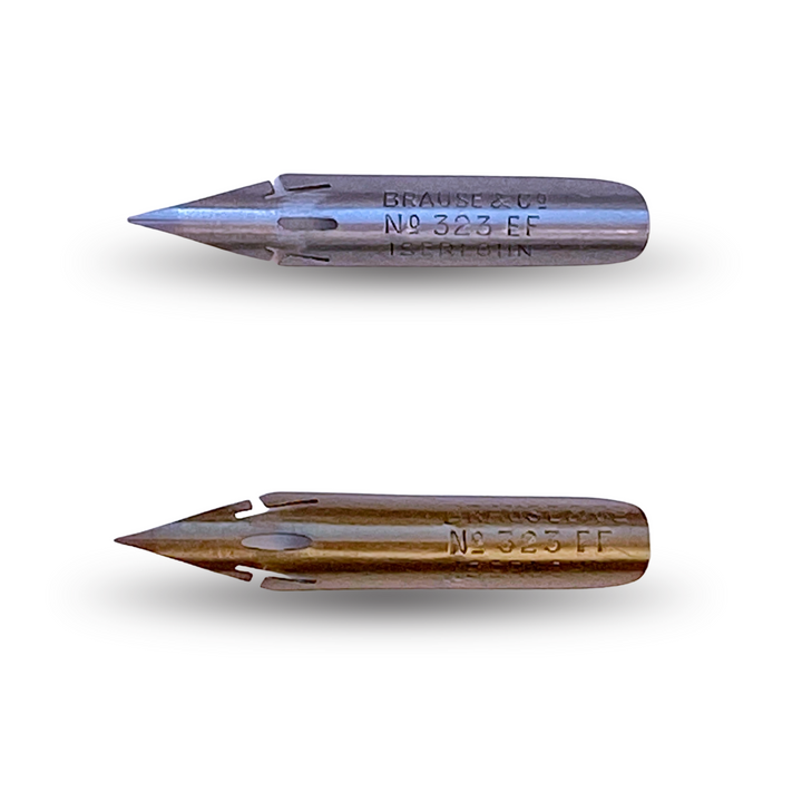 Kaligrafické perko, starožitné – Brause 323 EF Brause