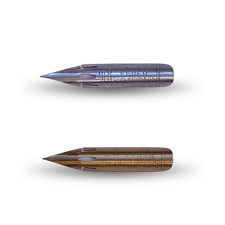 Kaligrafické perko, starožitné – J. Klaps Feder, Carl Kuhn & Co Wien Carl Kuhn & Co