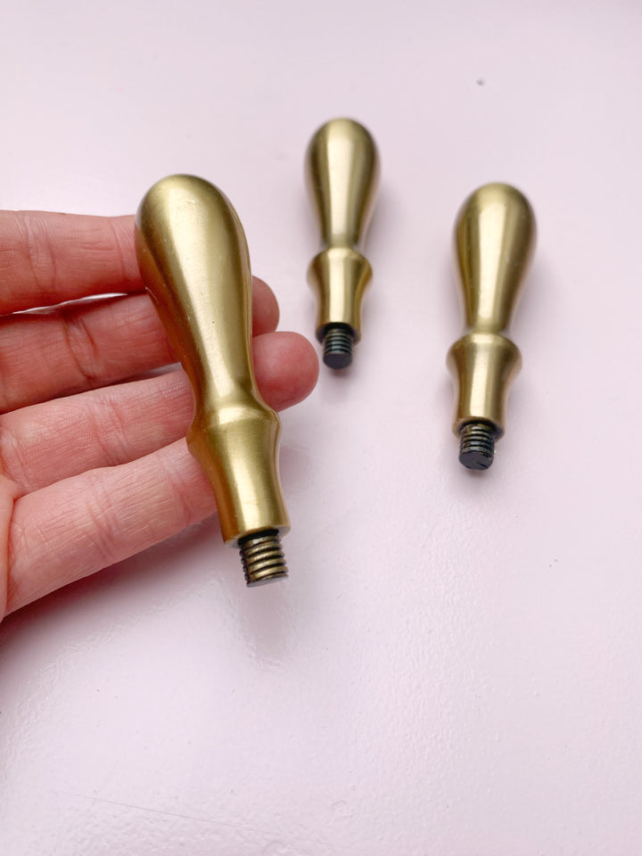 Mosazná rukojeť na pečetidla | II. jakost Edding