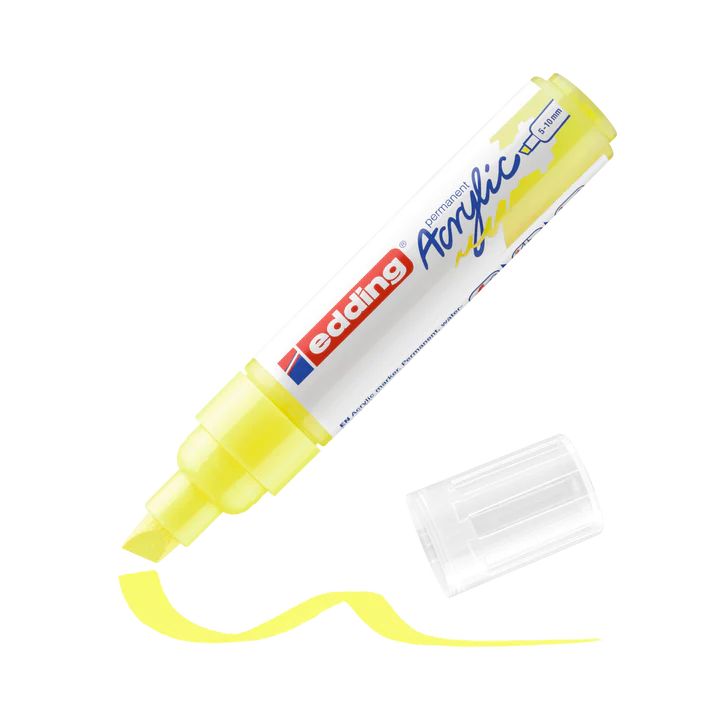 Edding 5000 - Popisovač, NEONOVĚ žlutý Edding