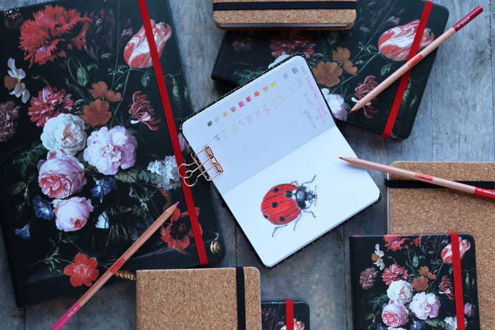 Royal Talens – Skicák bez linek, pevná vazba, Flowers | 140 g | různé velikosti Royal Talens