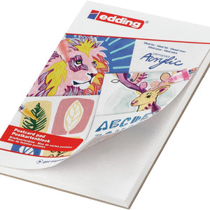 Edding – Blok s pohlednicemi, A6 Edding