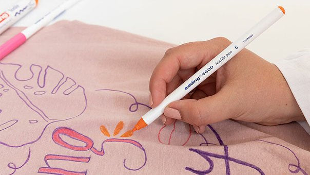 Edding 4600 - Brush pen pro kreslení na textil Edding
