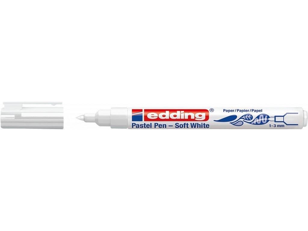 Edding 1500 Polotransparentní pastelový fix na kreslení