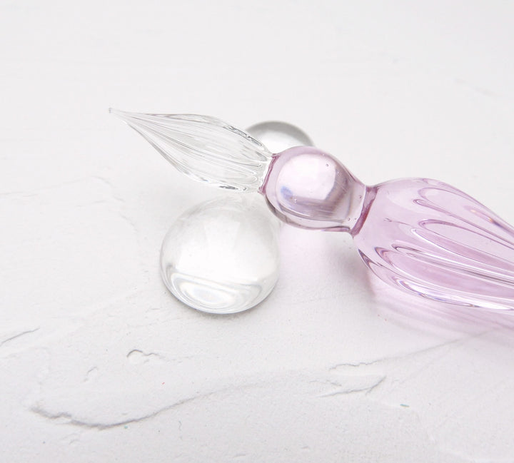 Skleněné opěrátko | na pero a štětec Ely