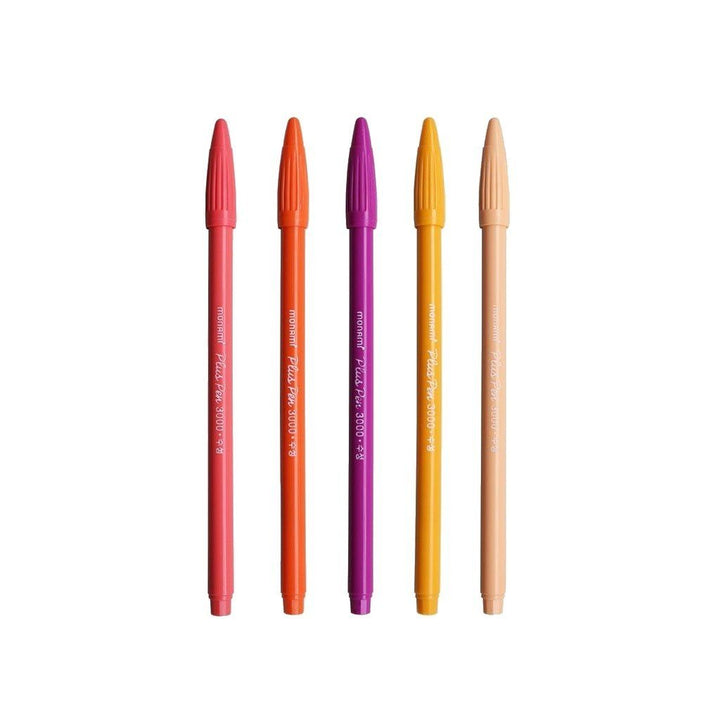 Monami – Plus Pen 3000 | sada 5 barev Florescent Monami