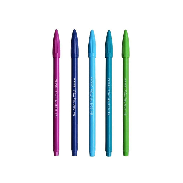 Monami – Plus Pen 3000 | sada 5 barev Nature Monami