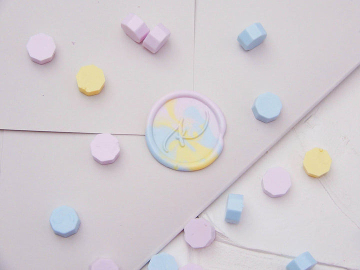 Pečetní vosk – Pastelový | mix peletek Ely