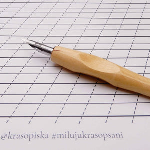 Kaligrafická násadka – přímá | ergonomická rukojeť Ely