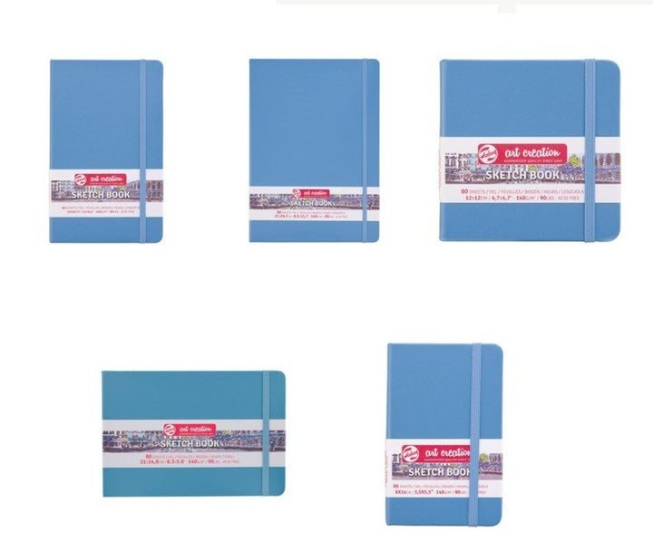 Royal Talens – Skicák bez linek, pevná vazba, Blue lake | 80 g | různé velikosti Royal Talens