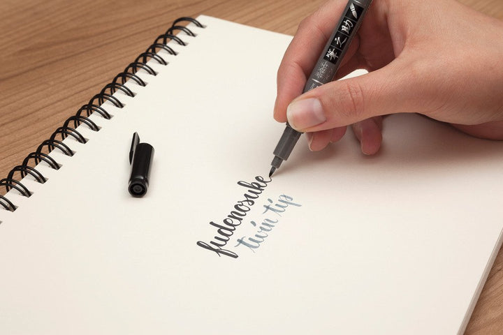 Tombow Fudenosuke Twin | malý oboustranný brush pen Tombow