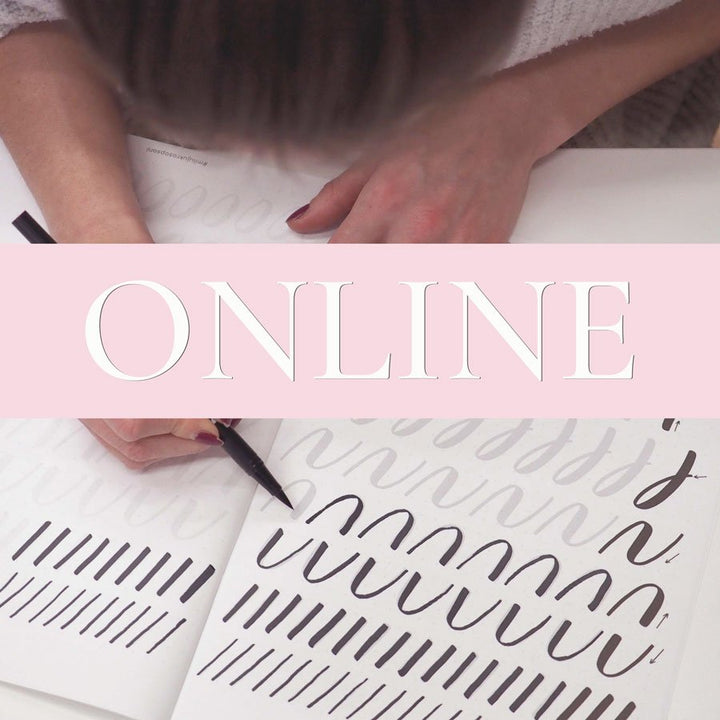 ONLINE Kurz Krasopsaní brushpenem – na míru, pro dva a více Krasopiska