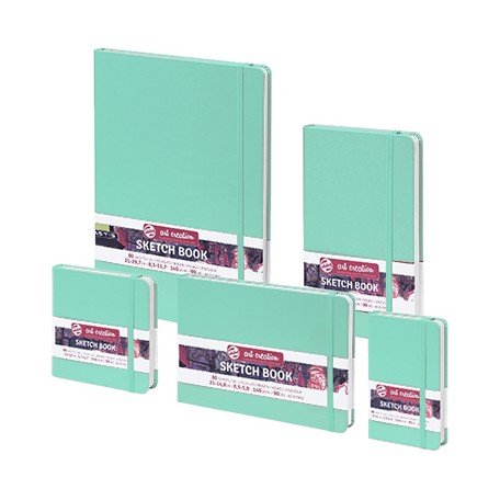 Royal Talens – Skicák bez linek, pevná vazba, mint | 80 g | různé velikosti Royal Talens