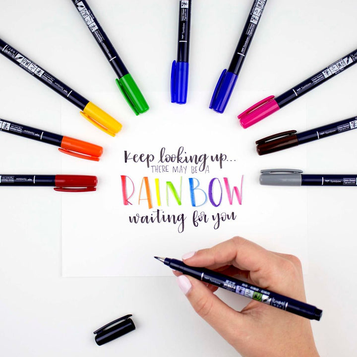 Tombow Fudenosuke COLOUR | sada 6 kusů Sady