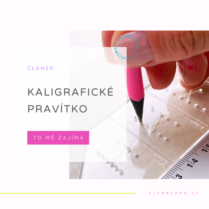 Kaligrafické pravítko pro brush lettering: snadné linkování a správný sklon