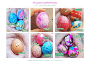 Techniky zdobení kraslic