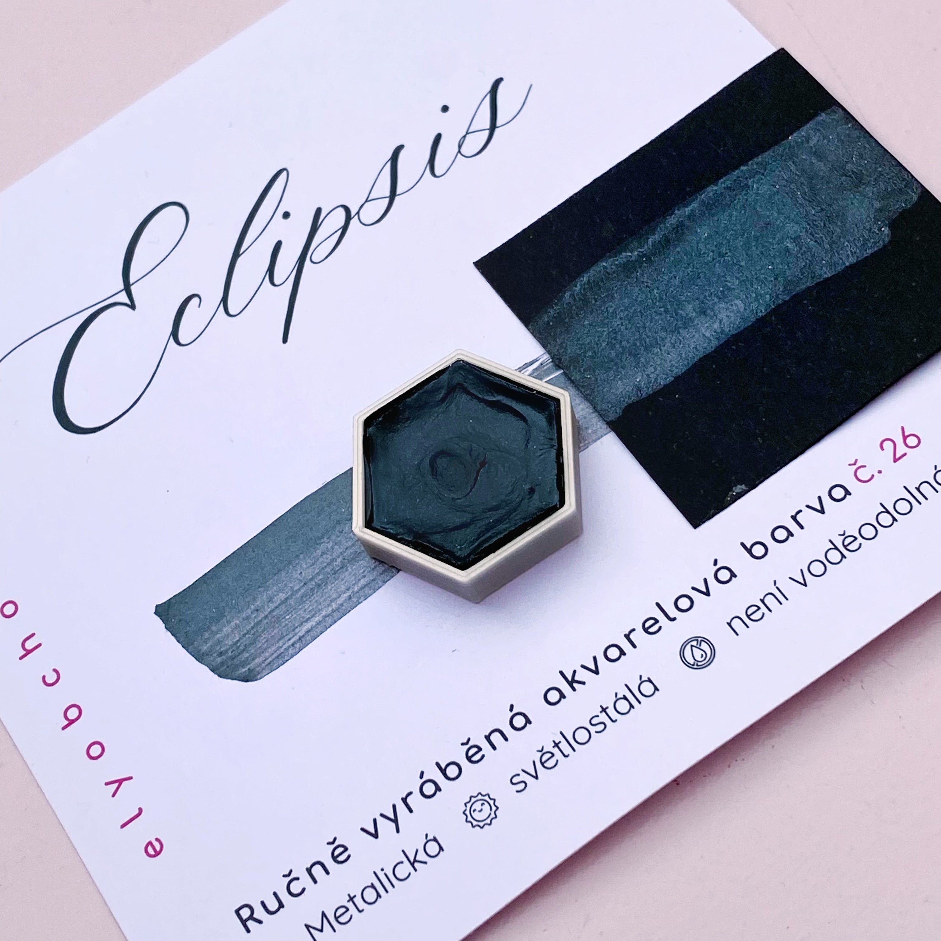 Akvarelová barva Aurora č. 26 – Eclipsis (Metalická)