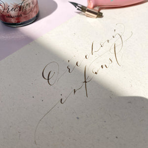 Ořechový inkoust - ručně vyráběný, 30 ml Ely